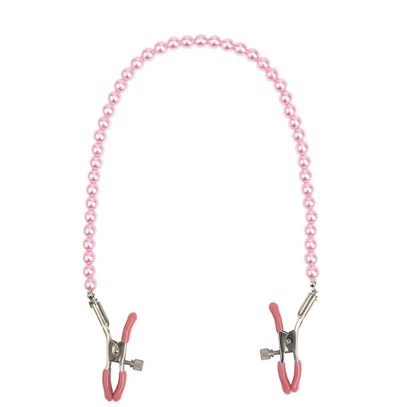 Зажимы на розовой цепочке &quot;Kanikule&quot; регулируемые 